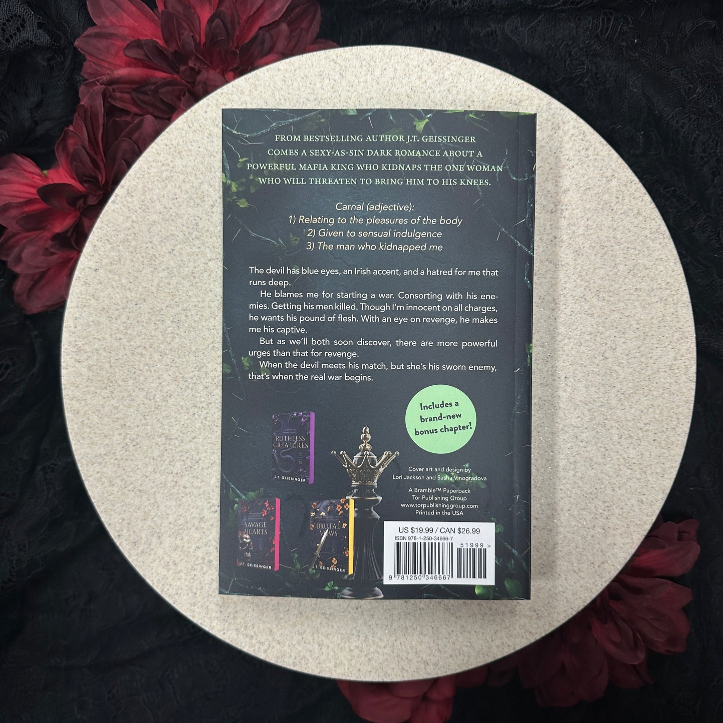 Carnal Urges (Queens & Monsters #2) by J.T. Geissinger - Special Edition
