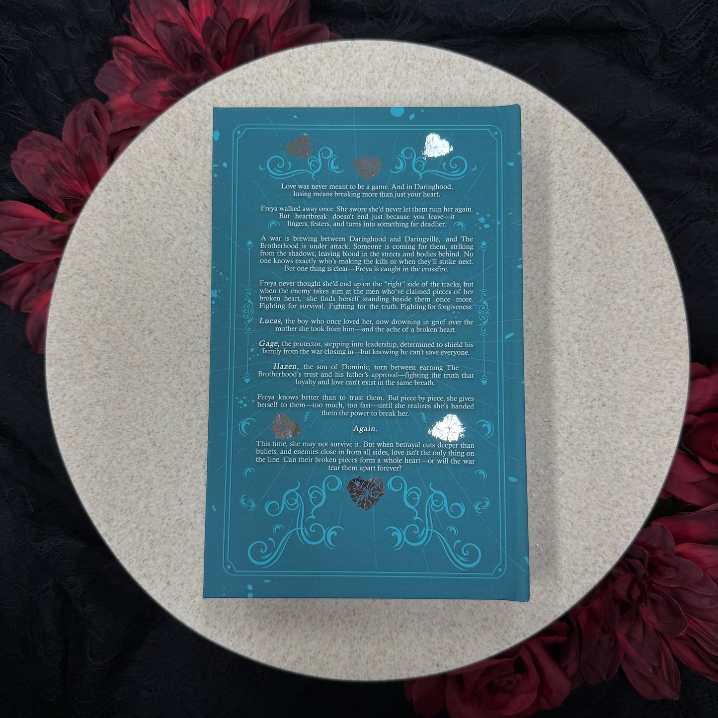 Deadly Little Hearts (The Daring Brotherhood #2) by Jenna Daring - Hardcover Foiled Special Edition