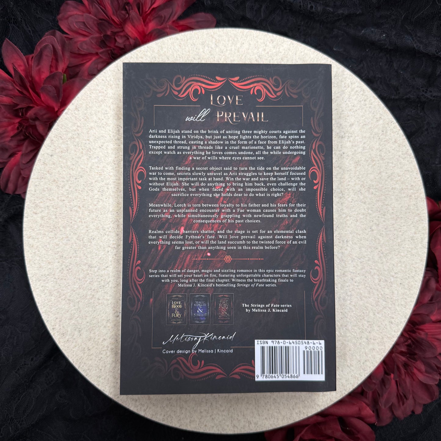 Fire, Fury & Chaos (Strings of Fate #3) by Melissa J. Kincaid - SIGNED COPIES