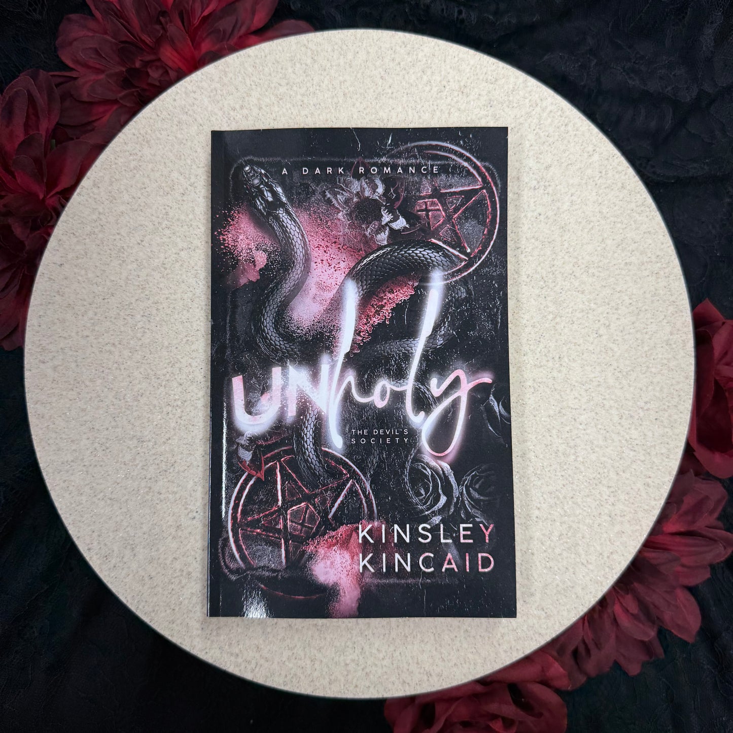 Unholy (The Devil's Society #3) by Kinsley Kincaid