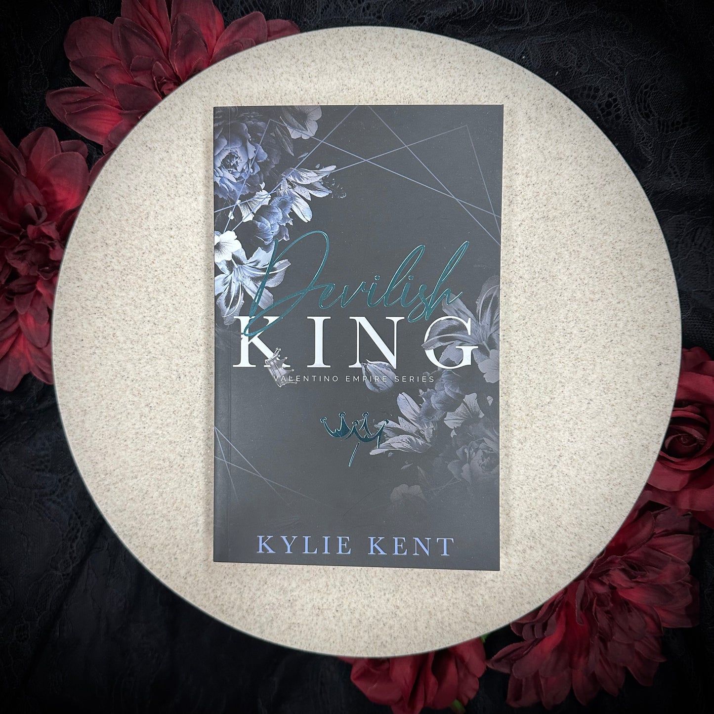 Devilish King (Valentino Empire #1) by Kylie Kent - Foiled Edition