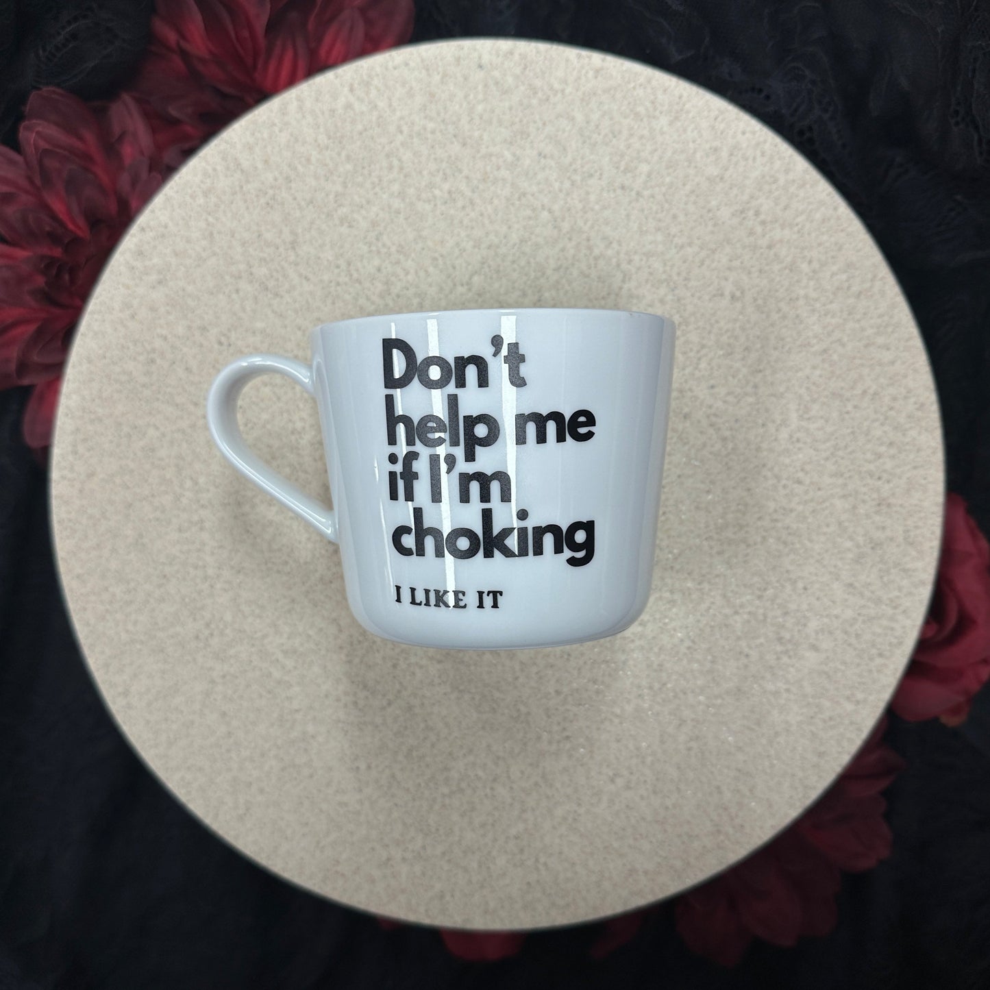 Don't Help Me - White Porcelain Mug