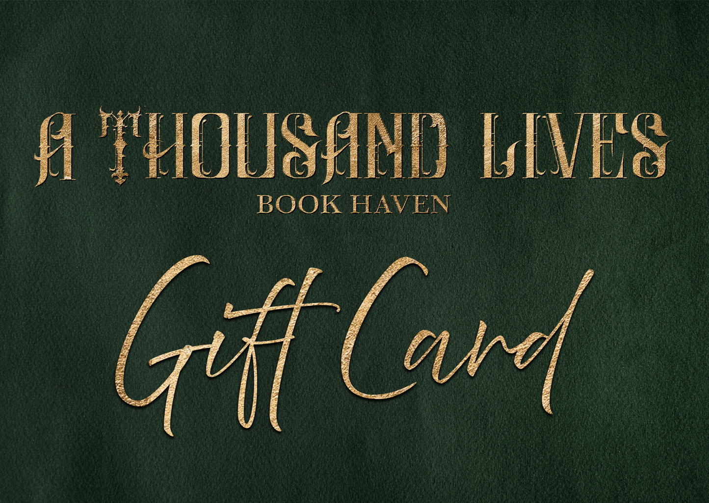 A Thousand Lives Gift Card