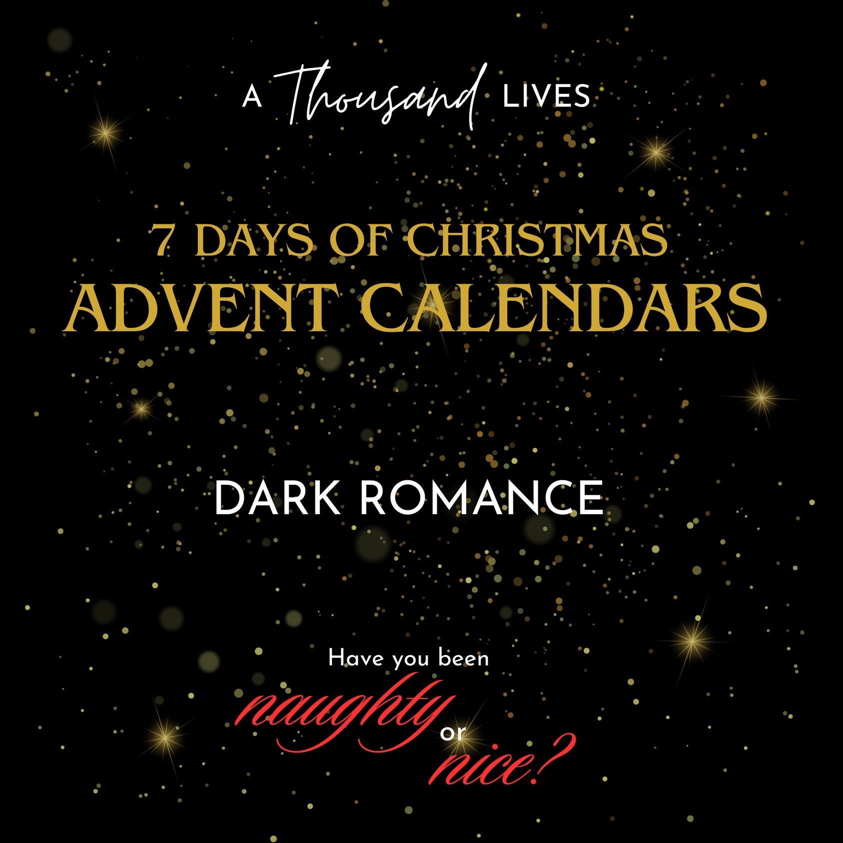 7 Days of Bookmas Advent Calendar - Dark Romance - PRE ORDER
