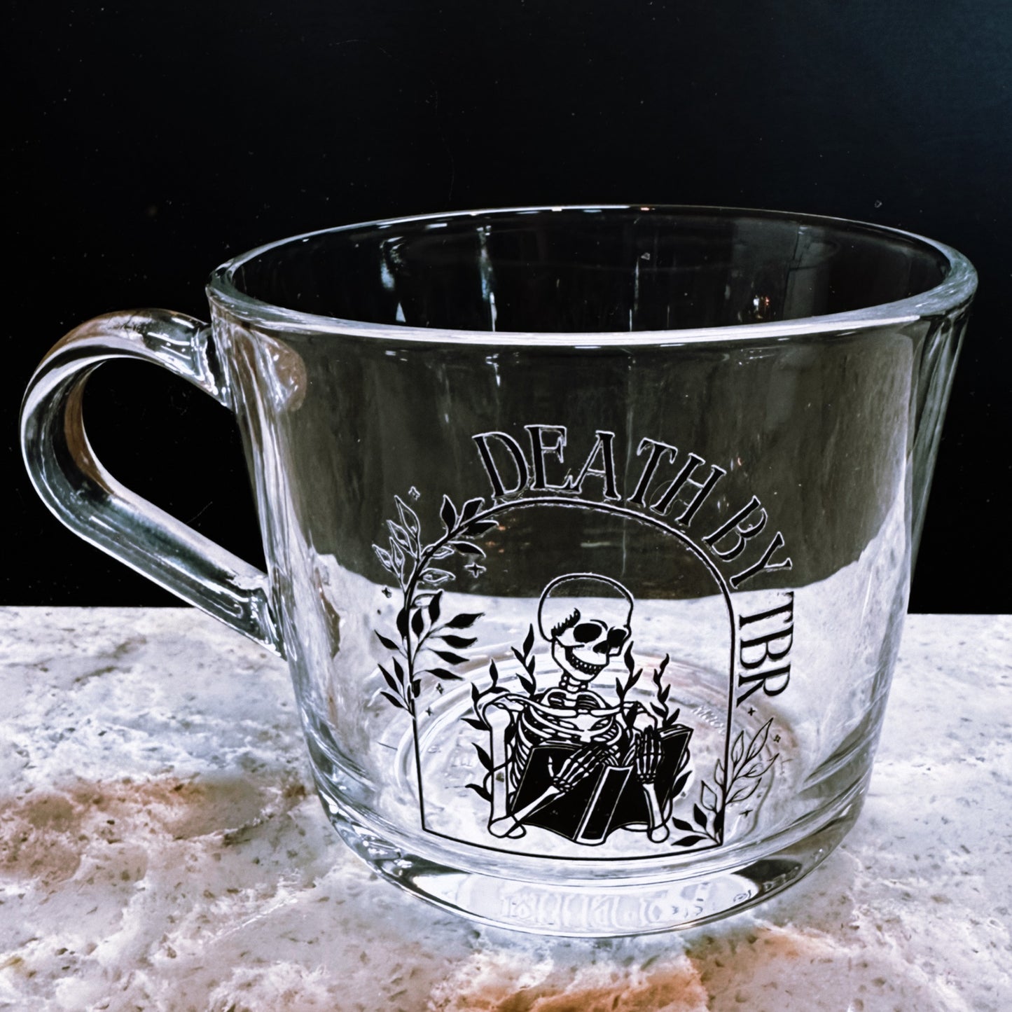 Death By TBR - Glass Mug