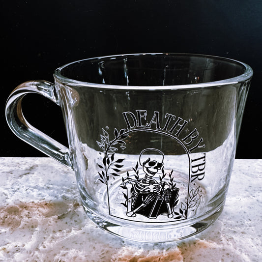 Death By TBR - Glass Mug
