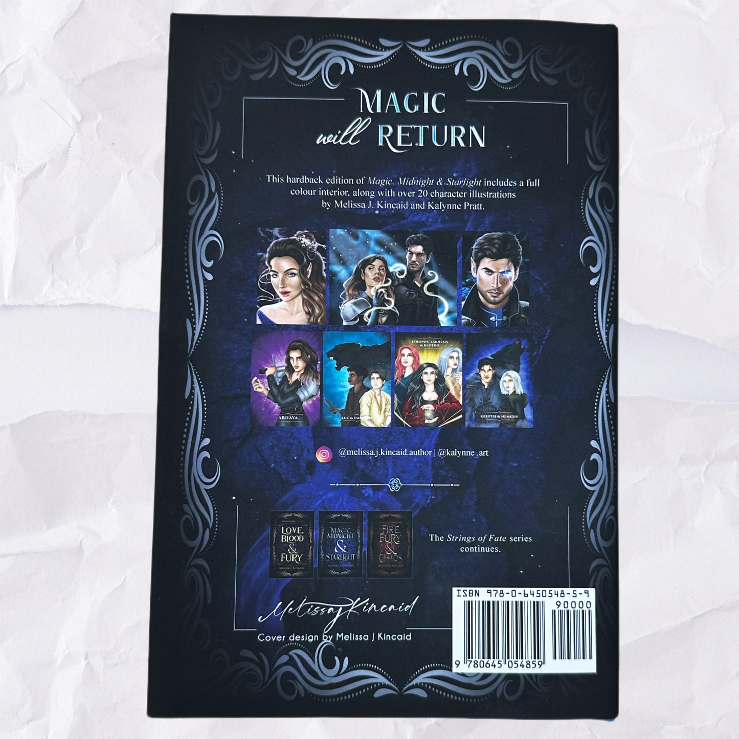 Magic, Midnight & Starlight (Strings of Fate #2) by Melissa J. Kincaid - Hardcover