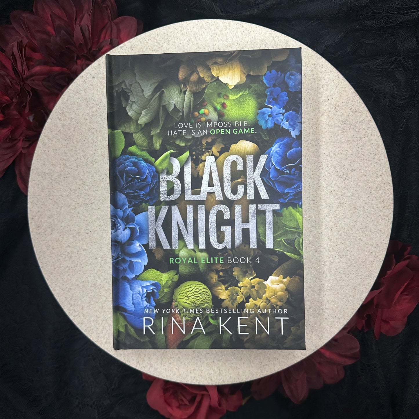 Black Knight (Royal Elite #4) by Rina Kent - Hardcover