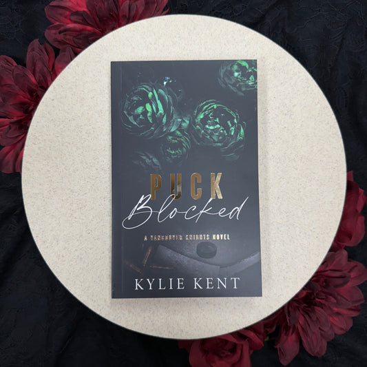 Puck Blocked (Vancouver Knights #4) by Kylie Kent - Foiled Edition