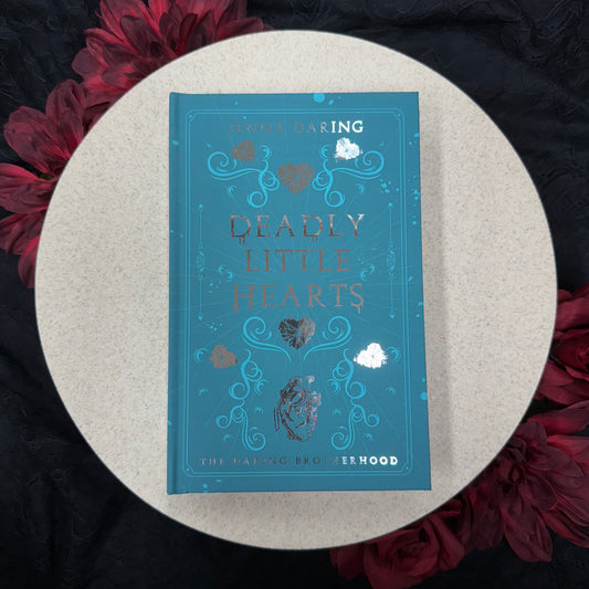 Deadly Little Hearts (The Daring Brotherhood #2) by Jenna Daring - Hardcover Foiled Special Edition