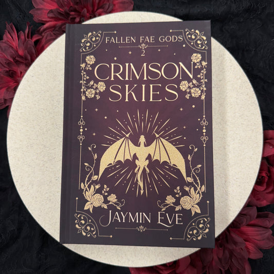 Crimson Skies (Fallen Fae Gods #2) by Jaymin Eve - Hardcover