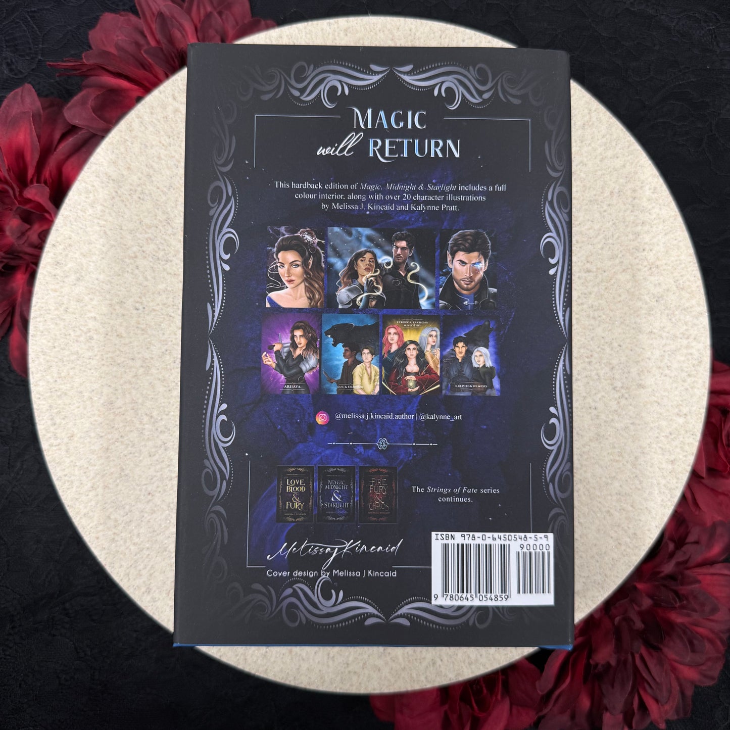 Magic, Midnight & Starlight (Strings of Fate #2) by Melissa J. Kincaid - Hardcover