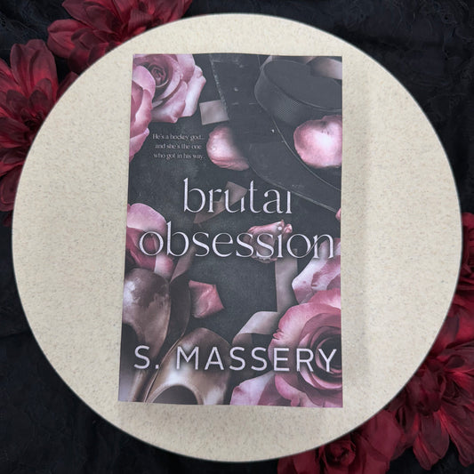 Brutal Obsession (Hockey Gods #1) by S. Massery - Alternate Cover