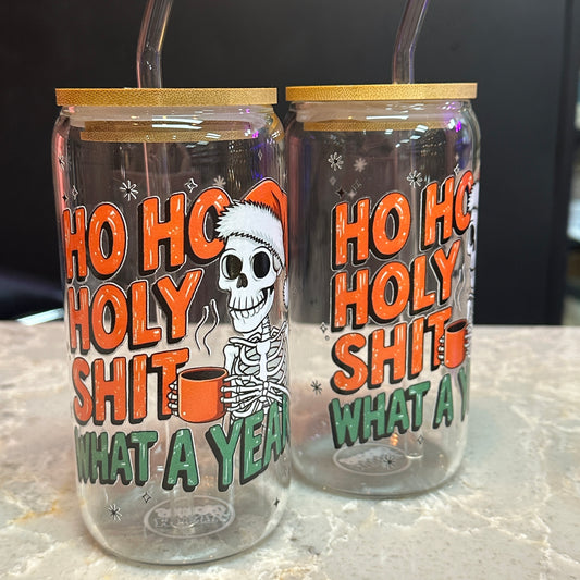 What a Year - Glass Tumbler