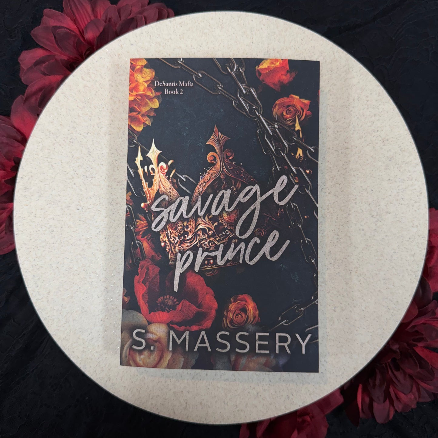 Savage Prince (DeSantis Mafia #2) by S. Massery - Alternate Cover