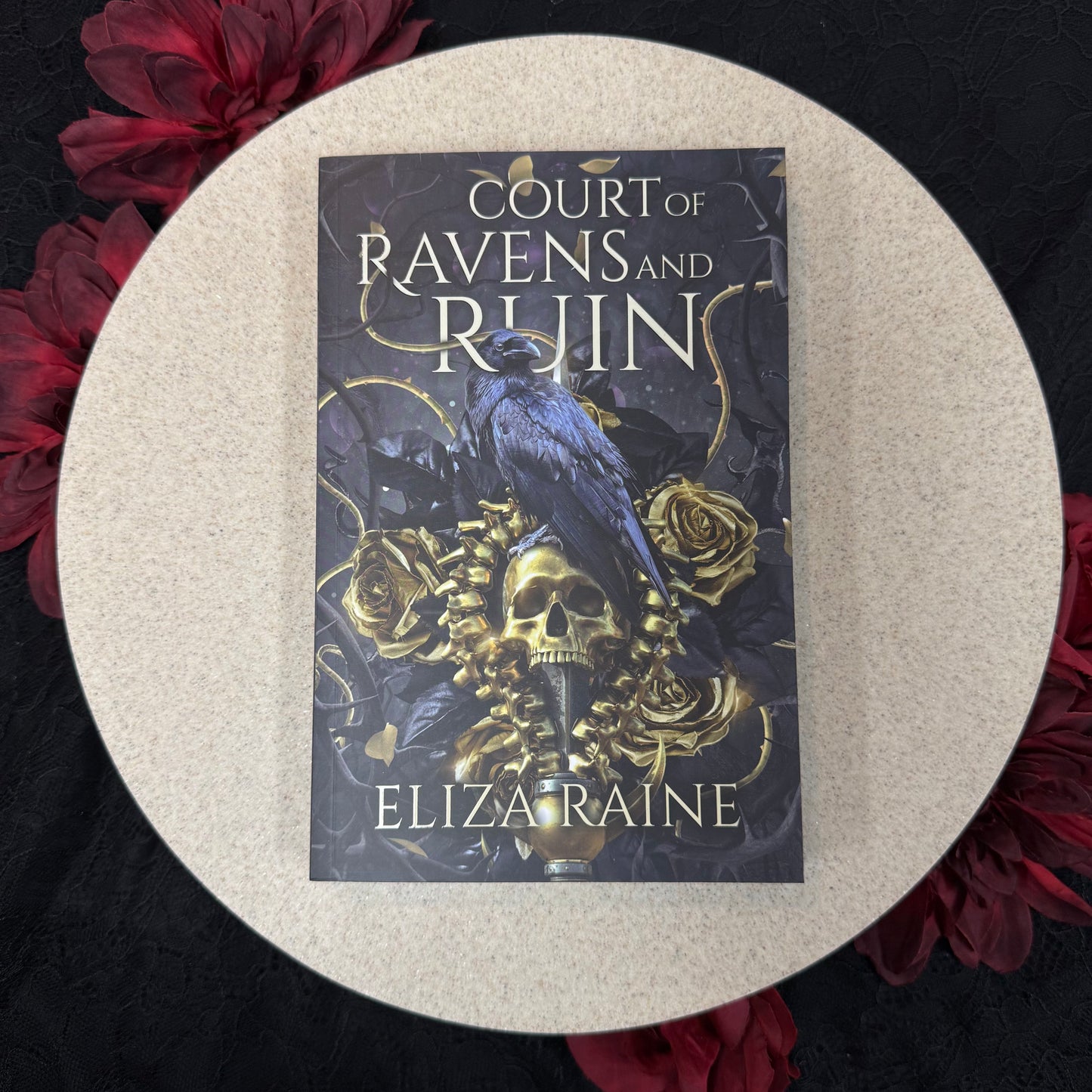 Court of Ravens and Ruin (The Shadow Bound Queen #1) by Eliza Raine - Deluxe Edition