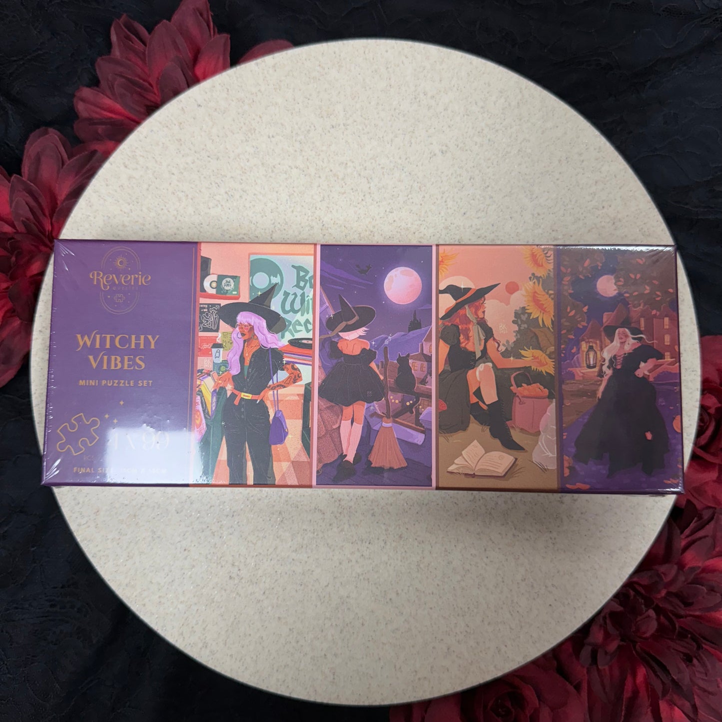 Mini Jigsaw Puzzle Set (4 x 99 Pieces)