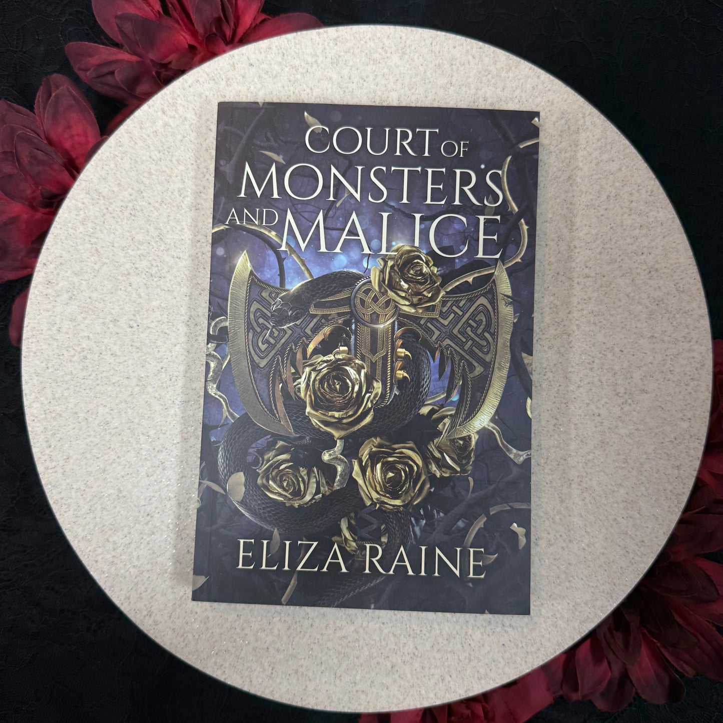 Court of Monsters and Malice (The Shadow Bound Queen #3) by Eliza Raine - Deluxe Edition