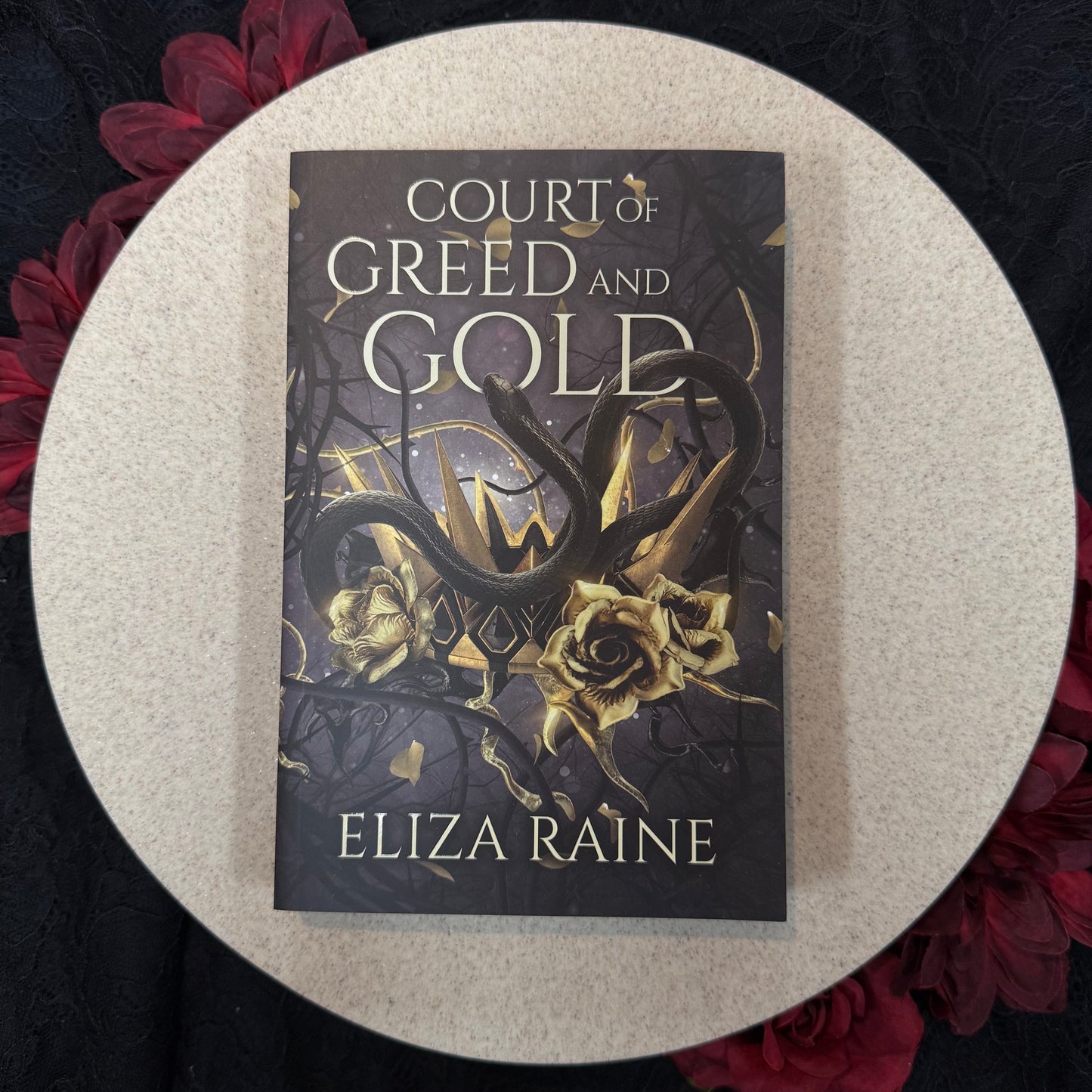 Court of Greed and Gold (The Shadow Bound Queen #2) by Eliza Raine - Deluxe Edition