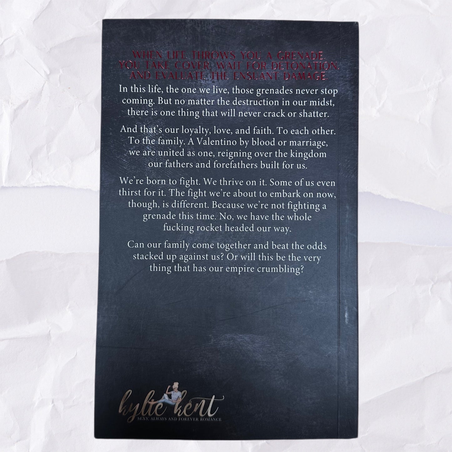 A Valentino Reunion (A Valentino Empire Novel) by Kylie Kent - Foiled Edition